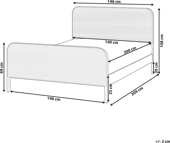Image du produit Beliani Gonfaron (140 x 200 cm)