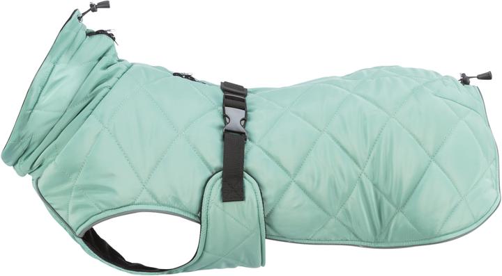 Actual product image Trixie CityStyle Oslo coat, recycled, S, 36 cm, Jade (S, Dog coat)