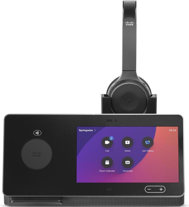 Actual product image Cisco Webex Desk Hub Carbon Black