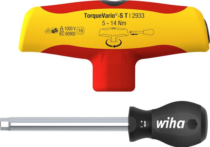 Produktbild Wiha DrehmomentSchraubendreher Quergriff (5 Nm, 14 Nm)