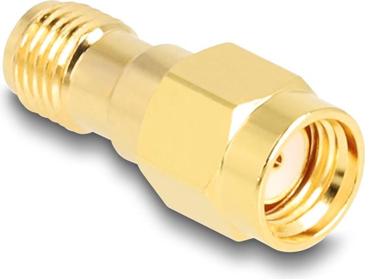 Produktbild Delock Adapter RP-SMA Stecker zu SMA Buchse HBI59-1