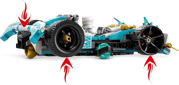Produktbild LEGO Zanes Drachenpower-Spinjitzu-Rennwagen (71791, LEGO Ninjago)