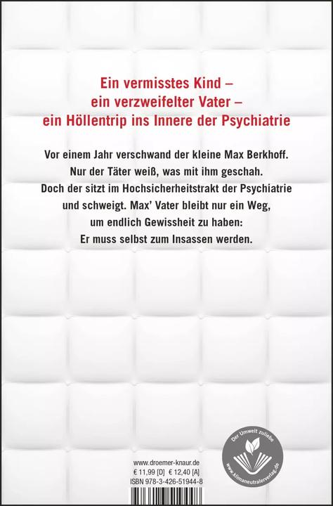 Actual product image Der Insasse (German, Sebastian Fitzek, 2020)