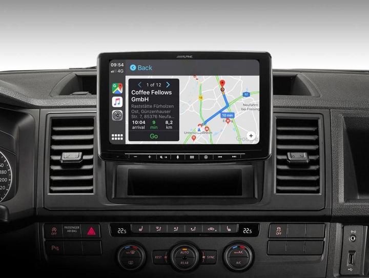 Produktbild Alpine INE-F904T6 Navigation 1-DIN, 9 Zoll, spezifisch für VW/SKODASEAT für MIB1 (9")