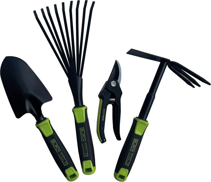 Actual product image Black Tools 4-teiliges Gartengeräte-Set