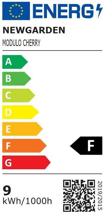 Energy Label Garden Lights New Garden CHERRY BULB BATTERY Solar&Recharge,white,warm light (900 lm, IP54)