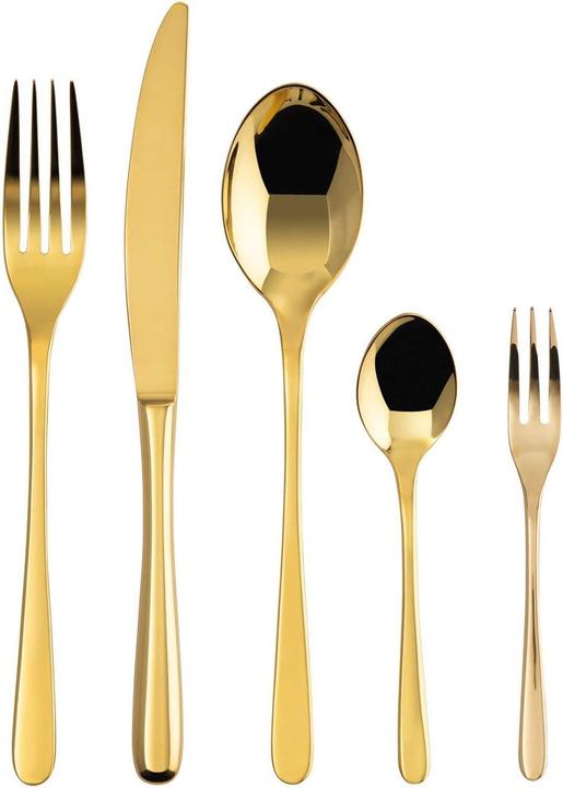 Actual product image Rosenthal Cutlery set 60 pcs. Stainless steel/PVD gold button (60 pcs., Cutlery set)