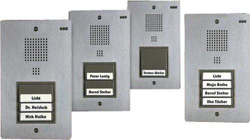 Produktbild Auerswald TFS Dialog 301 /1 Taster /Edelstahl /für Unterputzmontage/Betrieb an analoge Nebenstellen / LED B... (Drahtgebunden)