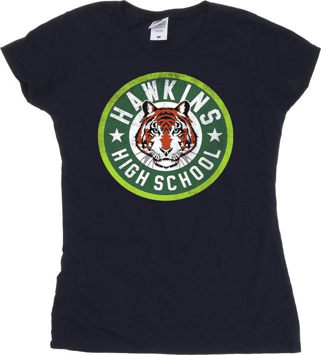 Produktbild Netflix Stranger Things Hawkins Tiger Circle TShirt (S)