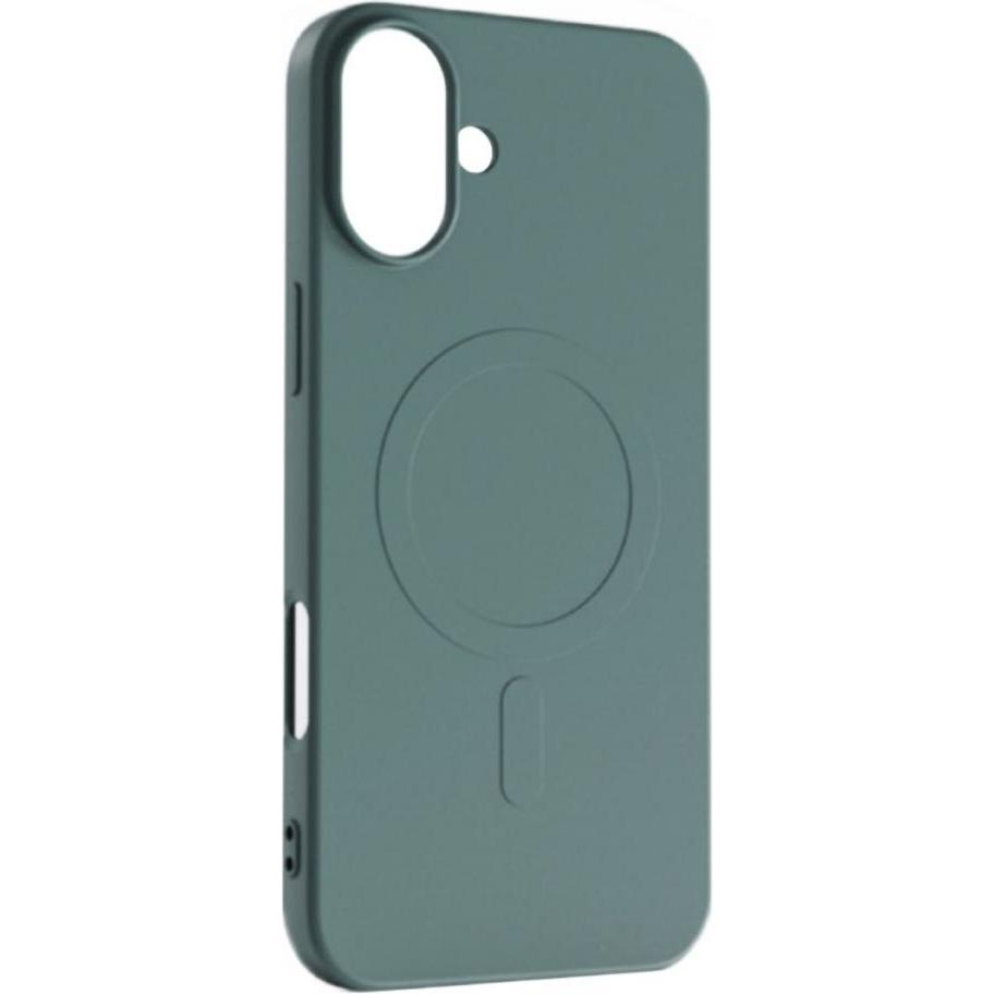 Hurtel Liquid Silicone Case MagSafe for iPhone 16 Pro Max - dark green (Apple iPhone 16 Pro Max), Smartphone Hülle, Grün