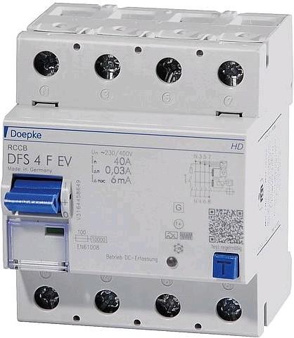 Produktbild Doepke FISchutzschalter DFS 4 4040,03 F EV