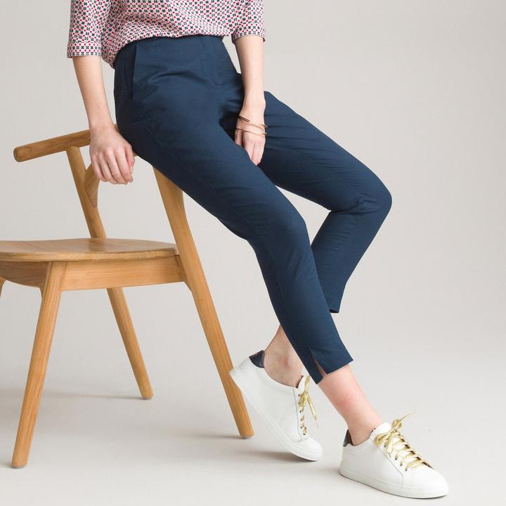 Actual product image Anne Weyburn 7/8 trousers in linen/cotton (40)