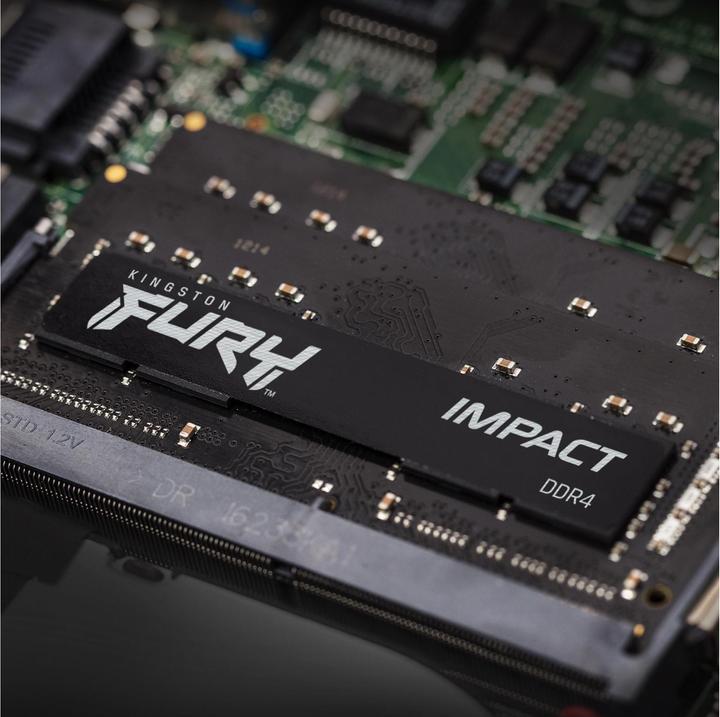 Actual product image Kingston FURY Impact (1 x 8GB, 3200 MHz, DDR4-RAM, SO-DIMM)