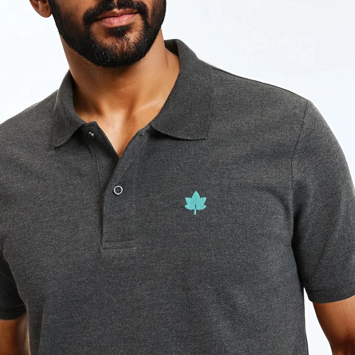 Actual product image La Redoute Collections Kurzärmeliges Signature Poloshirt aus Bio-Baumwolle (L)