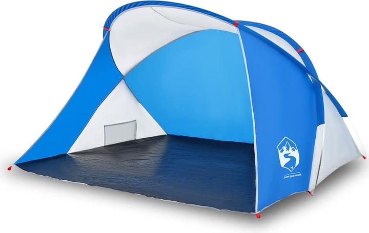 Produktbild VidaXL Strandzelt 2 Personen Pop-Up Wasserdicht (Strandzelt + Strandmuschel, 1.30 kg, 2 Personen)