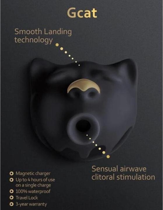 Produktbild Gvibe Gcat Klitoraler Sauger Mystic Noir