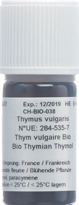 Image du produit AromaSan Thym Thymol Huile essentielle bio (5ml)