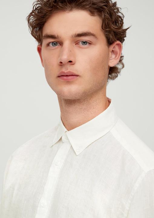 Produktbild s.Oliver Hemd Leinenhemd mit Button-Down-Kragen (XXL)