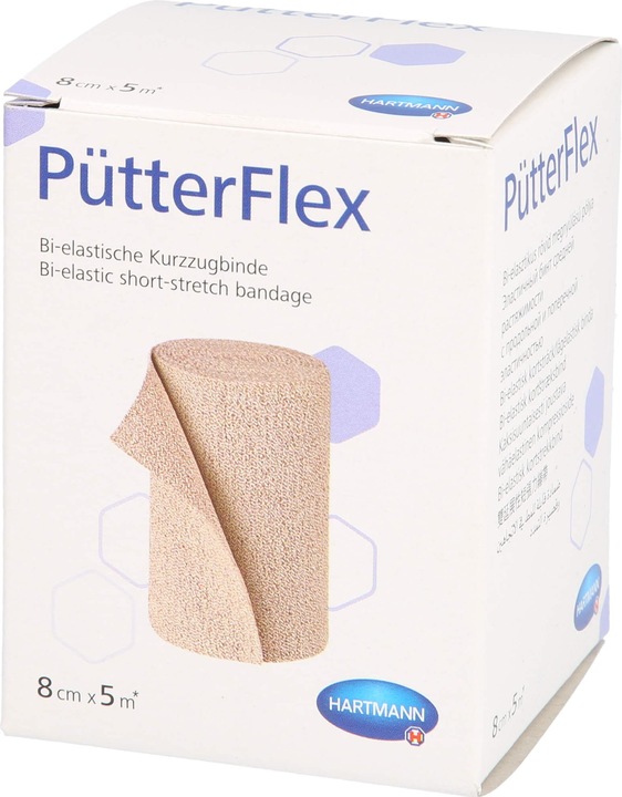 Actual product image Hartmann Puetter Flex Bandage 8cmx5m