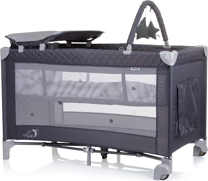 Actual product image Chipolino Travel cot Luna 2 levels