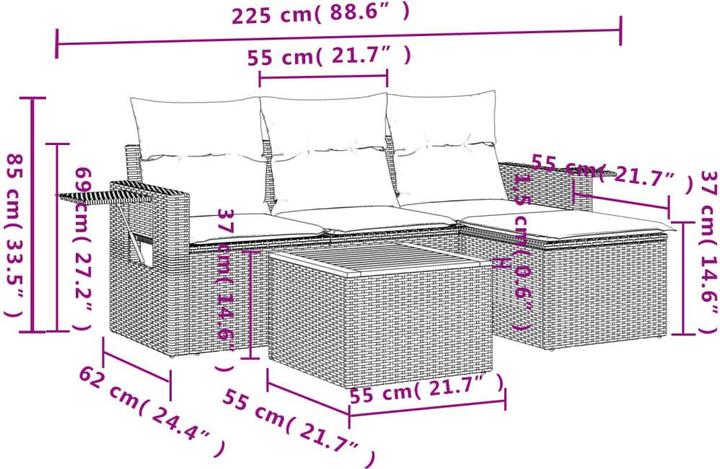 Produktbild vidaXL Rosalia