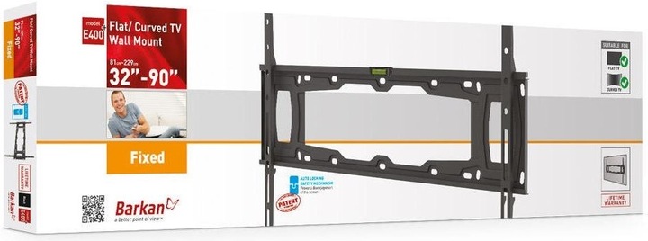 Immagine prodotto Barkan WH E400+ (Muro, 90", 60 kg)