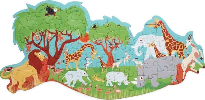 Produktbild Scratch Konturpuzzle Safari 60 Teile (60 Teile)