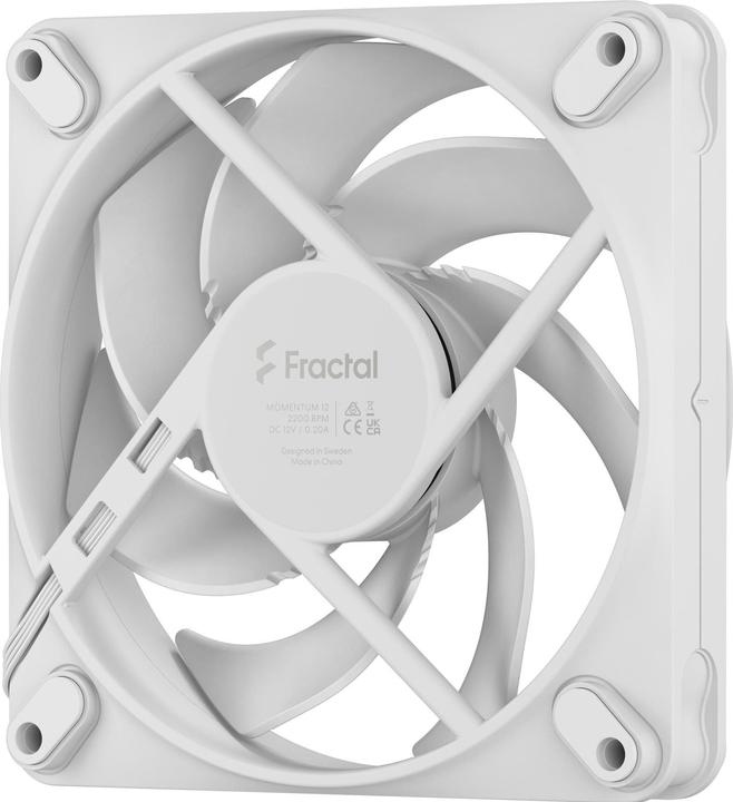 Actual product image Fractal D. Momentum 12 White (120 mm, 1 x)