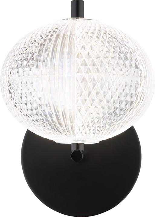 Produktbild Globo Wandleuchte Metall Schwarz Matt, 1xled (770 lm)