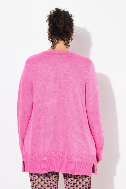 Immagine prodotto Ulla Popken Cardigan aperto con scollo a V e maniche lunghe (42, 44)