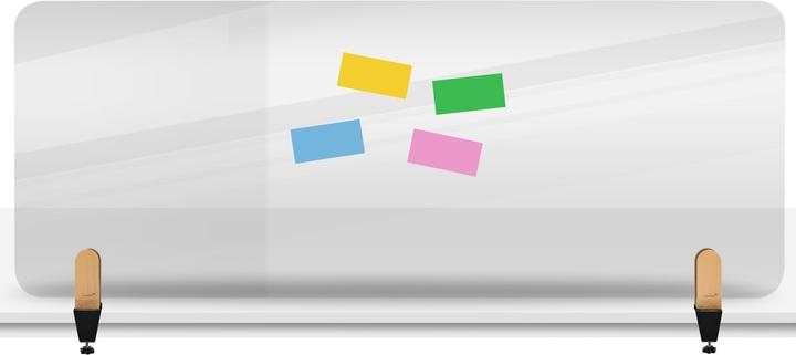 Produktbild Legamaster ELEMENTS Tischtrennwand Klammern