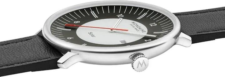 Produktbild Mondaine MLE.41920.LBV Herrenuhr Doppio Solar 41mm (Analoguhr, Swiss Made, 41 mm)