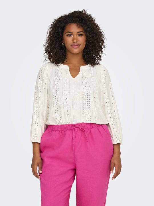 Actual product image Only Regular fit round neck curve top top (S)