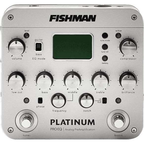 Thumbnail - Fishman PRO-PLT-201 Platinum Pro EQ Vorverstärker mit Kabel (Gitarre), Instrumentenverstärker