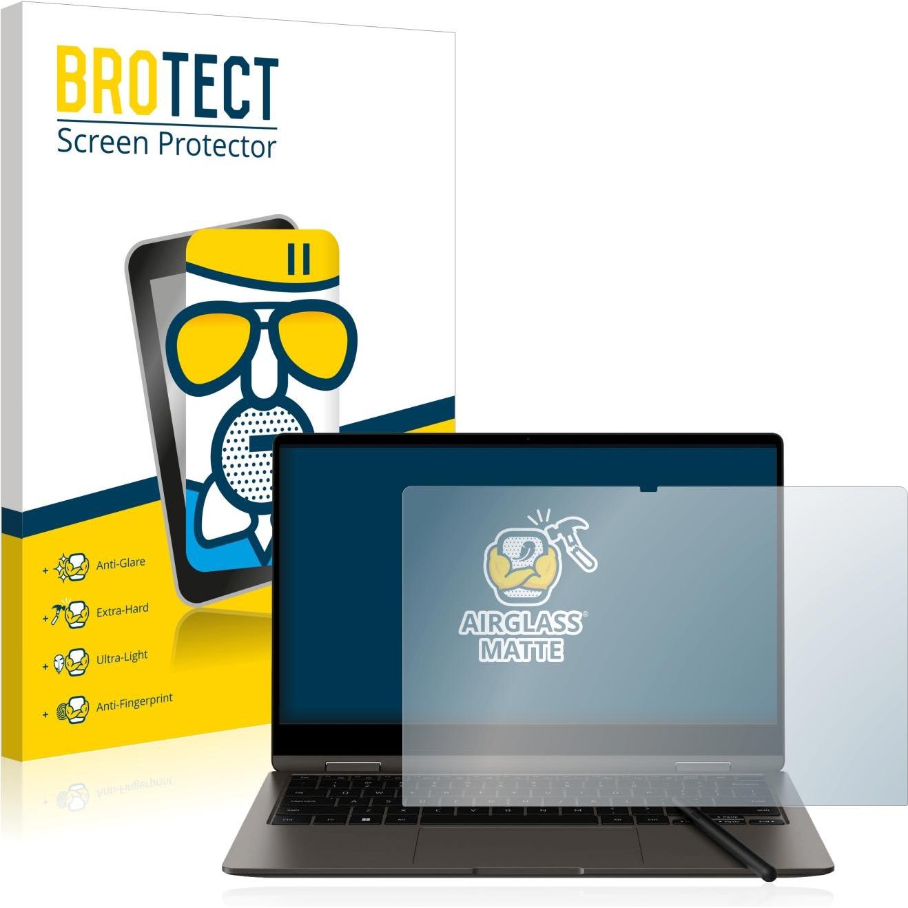 BROTECT AirGlass Panzerglasfolie Matt (13"), Notebook Schutzfolie
