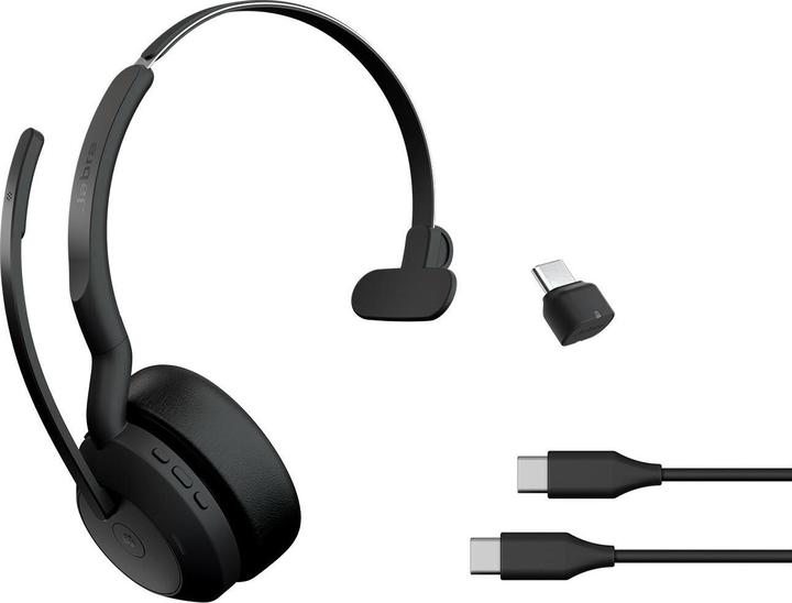 Actual product image Jabra Evolve2 55 MS Mono (Wireless, USB-C)