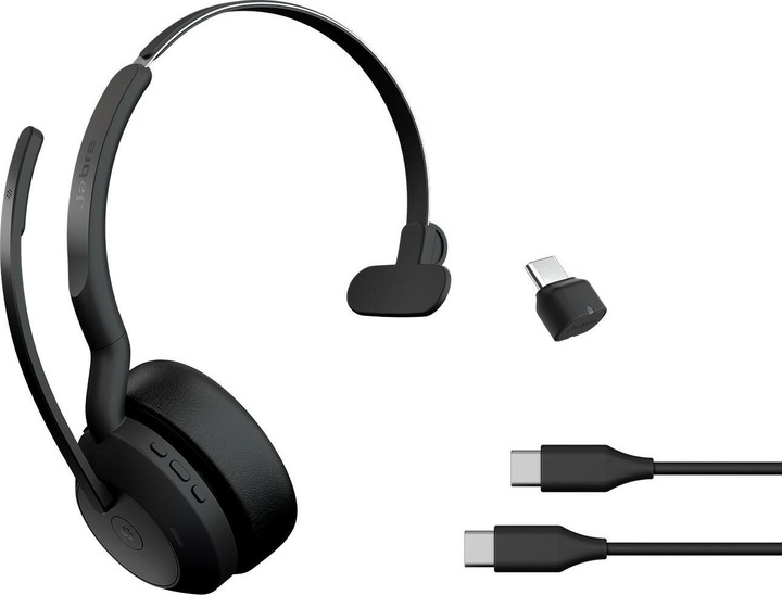 Actual product image Jabra Evolve2 55 MS Mono (Wireless, USB-C)