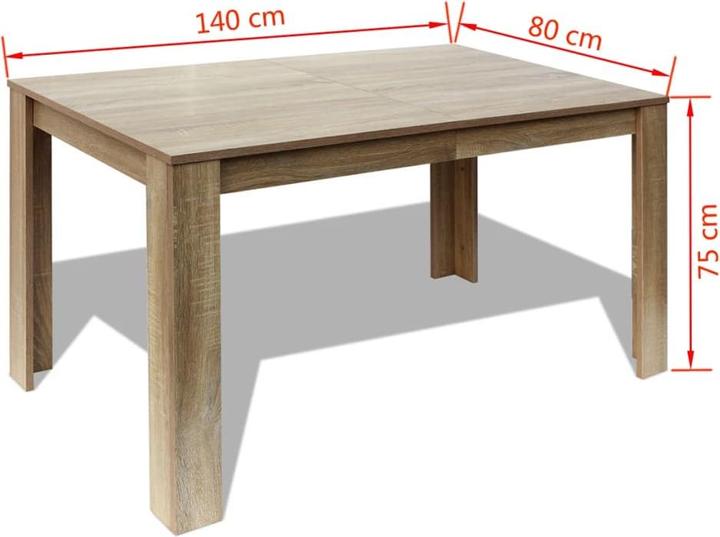 Produktbild vidaXL Magnolia (140 x 80 x 75 cm)