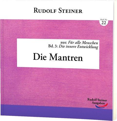 Produktbild Die Mantren (Deutsch, Rudolf Steiner, 2022)