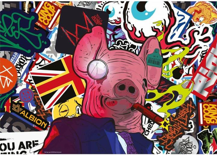 Immagine prodotto THQ WATCH DOGS LEGION: PUZZLE DI MASCHERE DI MAIALE 1000 pz. (1000 pezzi)