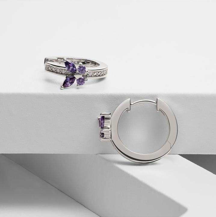 Actual product image Jette Creolen SUMMER OF LOVE (925 silver)