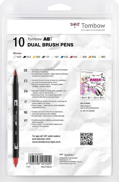 Immagine prodotto Tombow Penne in fibra Manga Shonen (10x)