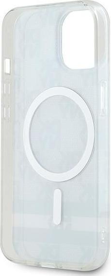 Actual product image DKNY DKHMP14SHCPTSK iPhone 14 / 15 / 13 6.1" czarny/black hardcase IML Checkered Mono Pattern & Prin (Apple iPhone 13, Apple iPhone 14, Apple iPhone 15)