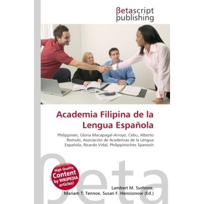 Academia Filipina de la Lengua Española, Fachbücher