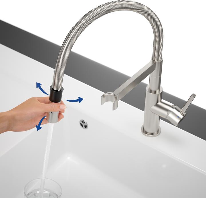 Produktbild Villeroy & Boch Steel Expert Compact Küchenarmatur, aus Edelstahl