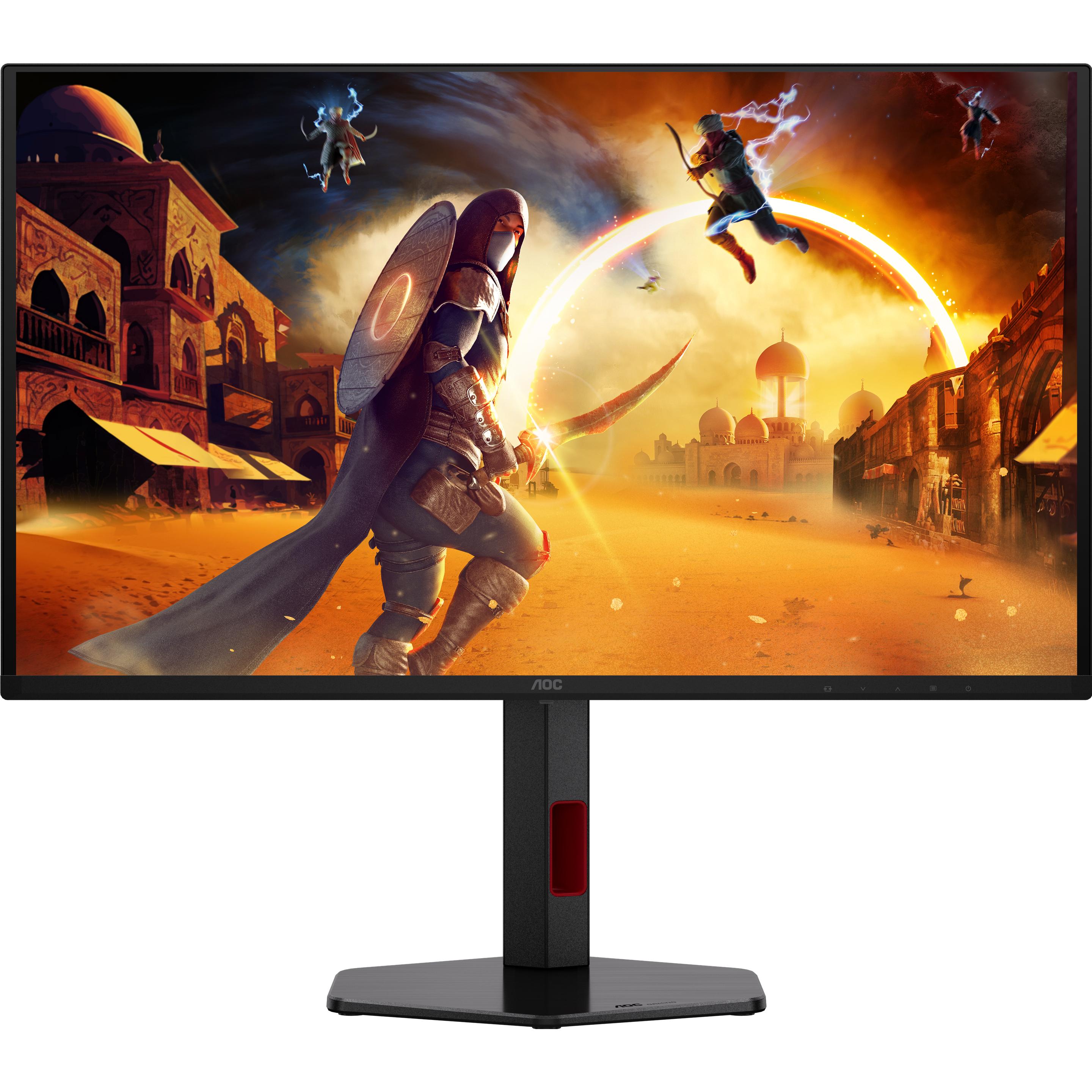 AOC Q27G4SDR (2560 x 1440 Pixel, 26.50"), Monitor, Rot, Schwarz