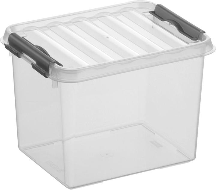 CEP Strata Smart Box HW60 - 6 Liter Aufbewahrungsbox Transparent Mit Tragegriffen