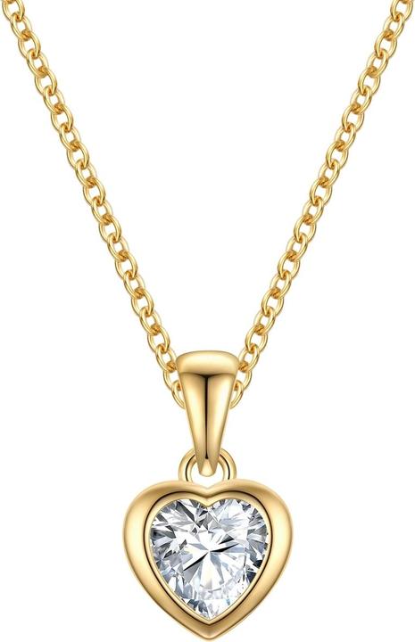 Immagine prodotto Rafaela Donata Orecchini da donna a cuore - 36190 (Argento 925, placcato oro giallo)