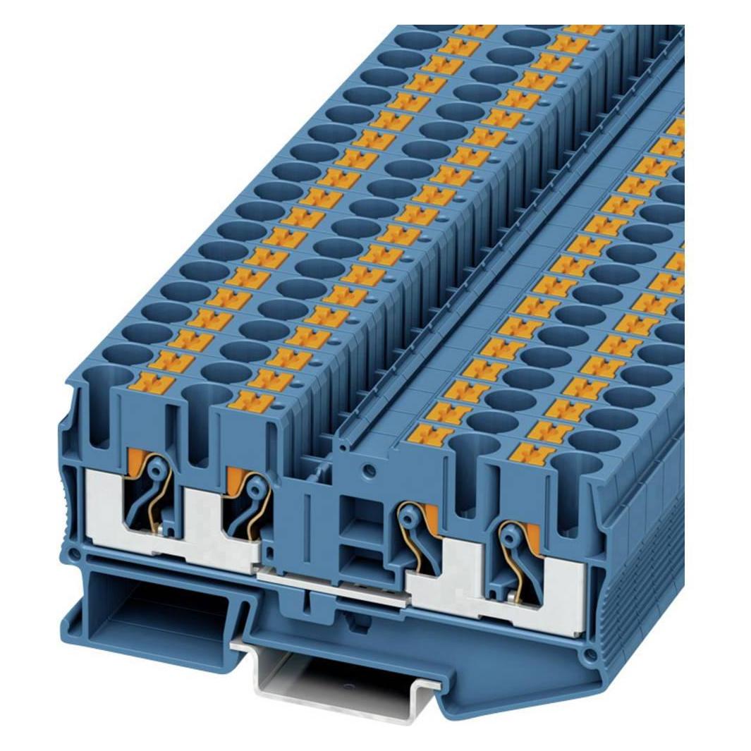 Phoenix Contact Reihenklemme Push-in, Elektronikkabel + Stecker, Blau
