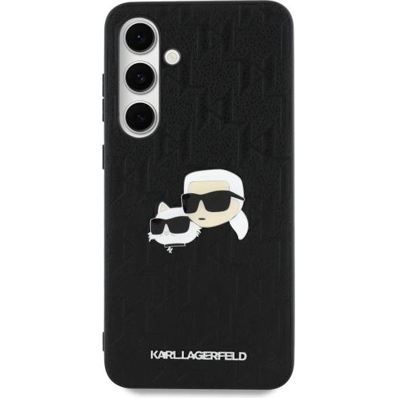 Thumbnail - Karl Lagerfeld KLHCFEPGKLKCPK FE S721 black/black hardcase Monogram Karl&Chaoupette H (Samsung Galaxy S24 FE), Smartphon...